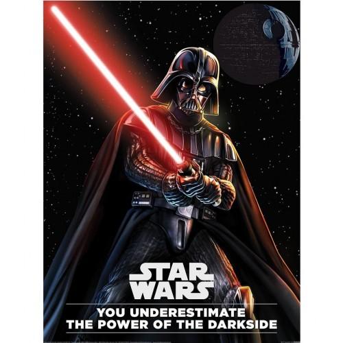 STAR WARS Darkside Saber Darth Vader Framed Poster