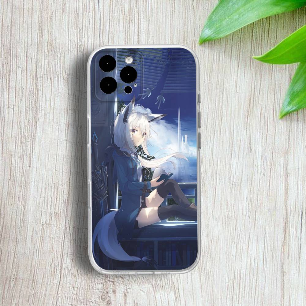 Foxhound Shirakami-AS F-Fubuki Phone Case For iPhone 17,16,15,14,13,12,11 Pro,Max,Plus,X,XS,XR,SE4,E Mini Transparent Soft Cover