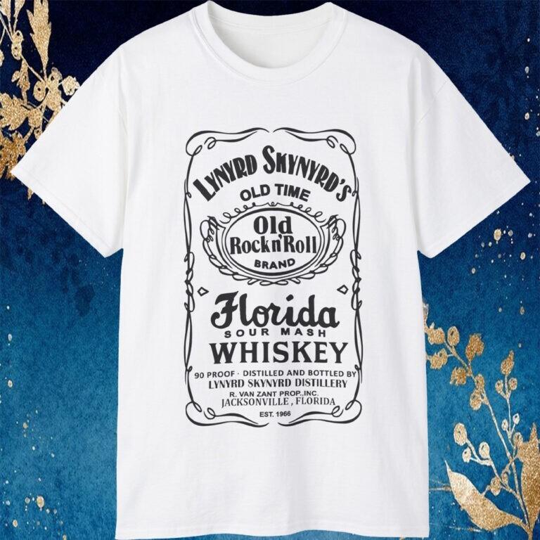 

Rare Vintage Lynyrd Skynyrd Florida Whiskey Unisex Cotton T Shirt - Size S-5XL Unisex T-Shirt S