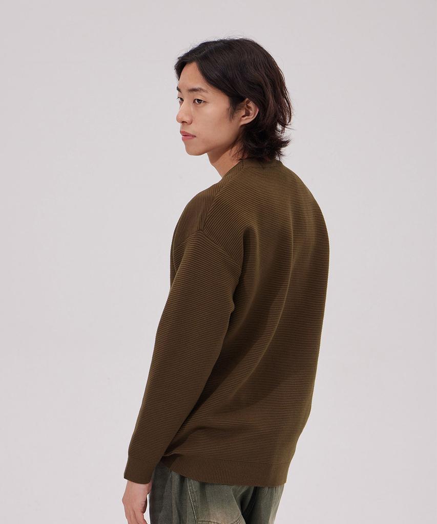 MAKEITTO Daily Viscose Crewneck Knit_Brown