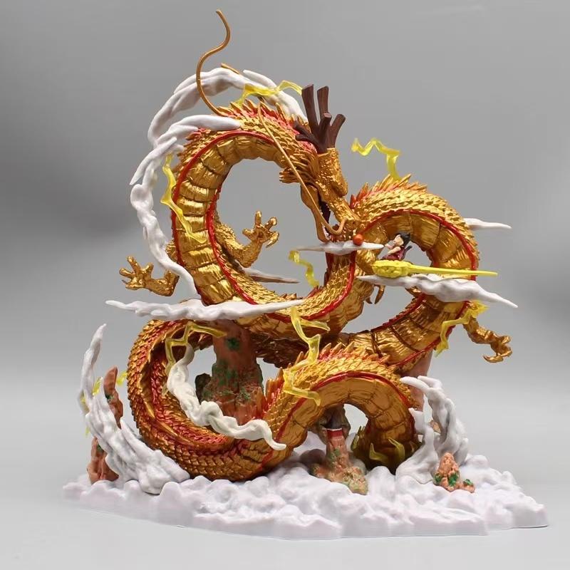 24cm Dragon Ball Anime Figure Shenron Figure Goku And Shenron Figurine Model Pvc Statue Doll Collection Room Toys Birthday Gift