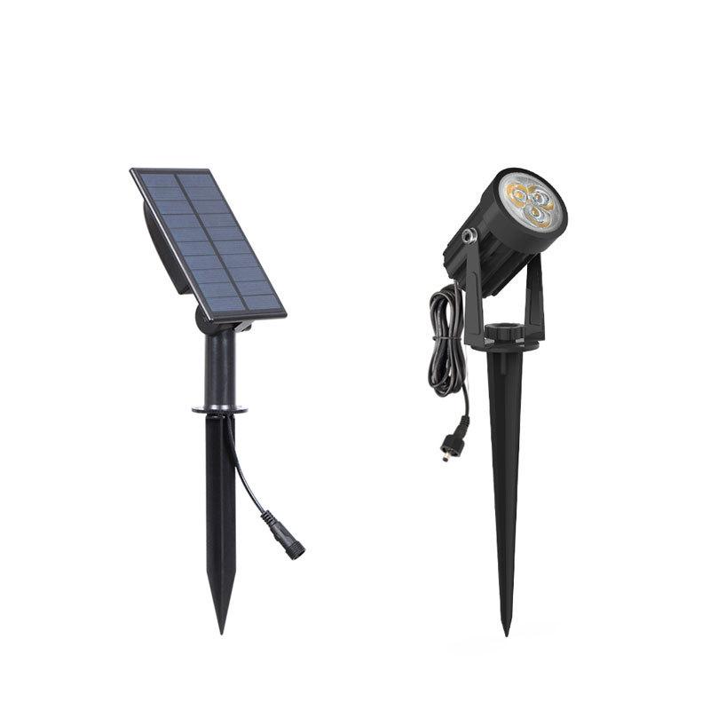 

RGB Садовый Солнечный Светодиодный Прожектор - Наружный Светильник для Газона и Дорожки