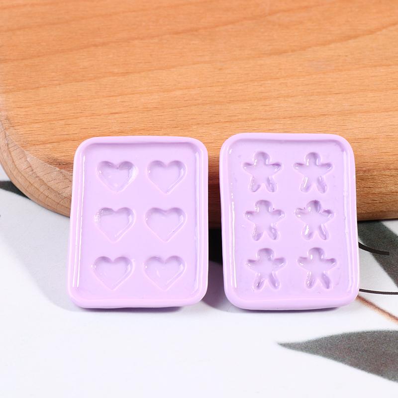 1/12 Dollhouse Miniature Accessories Mini Plate Dollhouse Miniature Baking Tray For Doll House Decoration