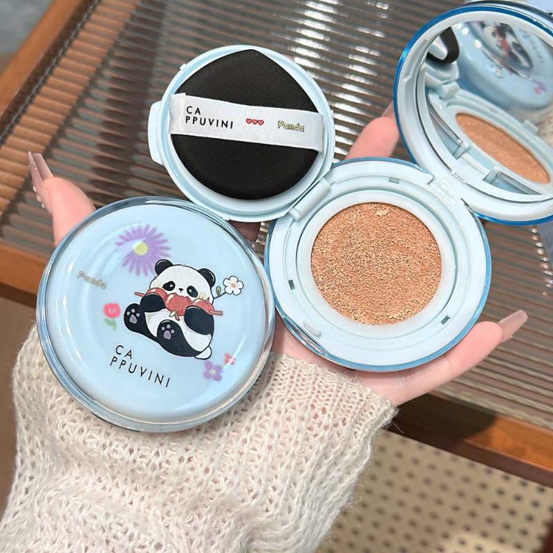 Cappuvini Matte Silky Moisturizing Concealer Air Cushion Natural Makeup Holding Water Resistant Cream Cushion Skin Foundation