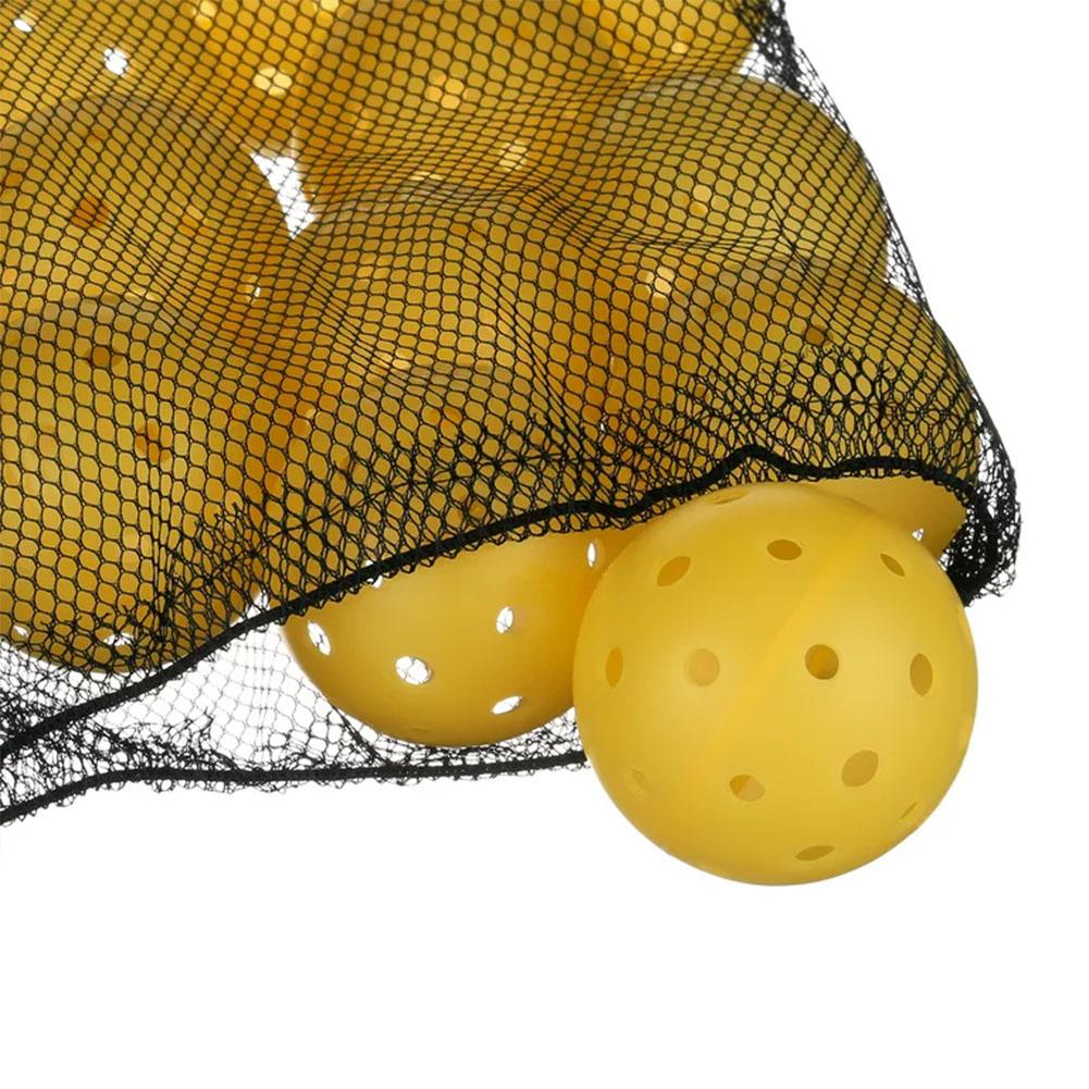 6 Pack Pickleball Balls 40 Holes High Bounce Outdoor Pickleballs With Mesh Bag For Sport Indoor Play Gifts For Pickleball Lovers