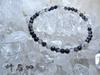 stone for and Tourmaline Bracelet for Men and Women Natural Power Stone Black Tourmaline 4mm Round Cut 18cm Kanoishi [Guardian mind, body, healing] -