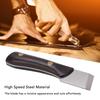 Leather Skiving Knife High Speed Steel Small Ergonomic Wooden Handle Leather Cutting Knife Knife for DIY Leathercraft
