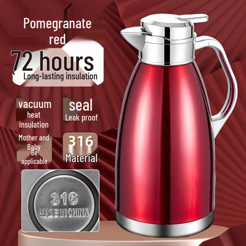 Double-Layer Stainless Steel Insulated Kettle and Anti-Scald Hot Water Pot