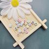 1000pcs Colorful Cube Acrylic Beads Alphabet Letters Square Loose Spacer Beads for Jewelry Making Diy Bracelet Accessories