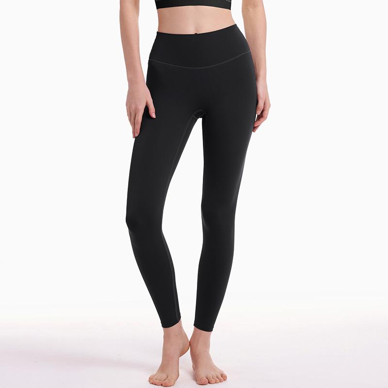 Pfirsich Lift High Waist Yoga Leggings Schnelltrocknende Damen Fitnesshose Bauchkontrolle Workout Leggings
