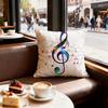 Print Sheet Music Printing Cushion Cover Decorative Cushions Covers Cover Sofa 50X50 Pillow 4 Piece 45X45 40X40 Pillowcase