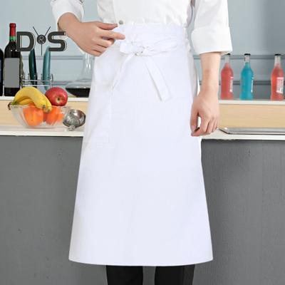 Halve Schort met Zakken voor Ober Kok Unisex Uniform Bistro Café Schort Professioneel Keukenschort voor Koken Bakken