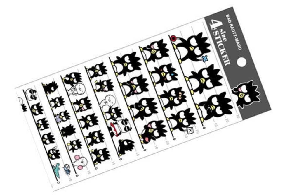 

Bad 4 Size Stickers 4 SIZE STICKER Sanrio Badtz-Maru [Sticker Sheet]