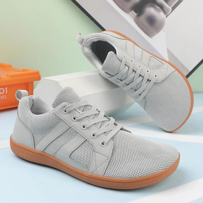 Unisex široké barefoot boty pro muže Ženy Outdoorový trailový běh Minimalistické vycházkové boty lehké a prodyšné