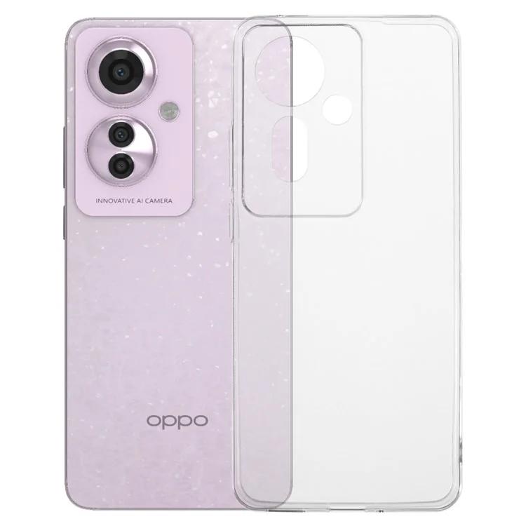 

For Oppo Reno11 F 5G Clear Case Glossy Watermark-Free Soft TPU Phone Cover