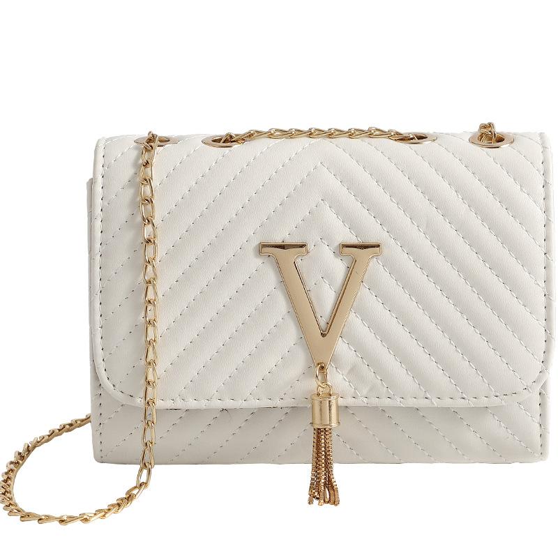 Summer Bag Women's Shoulder Bag Fashion Commuter Women's Small Square Bag Diamond Chain Shoulder Bag