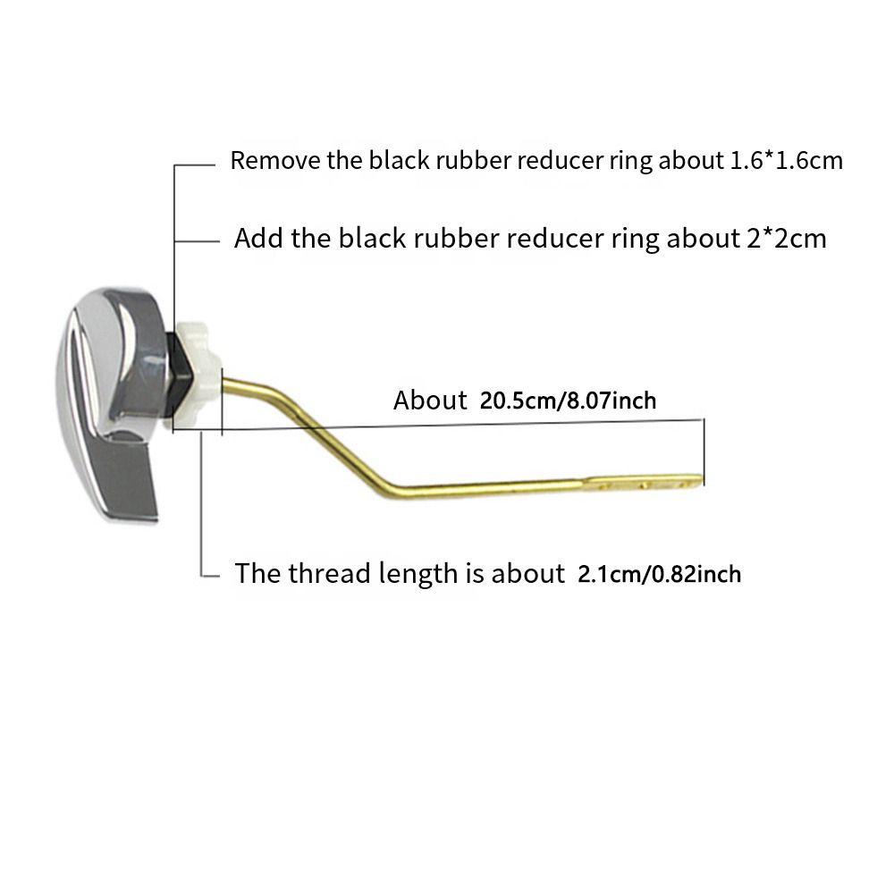 Copper Lever Toilet Handle Replacement Parts Side Mount Toilet Flush Handle Bathroom Accessories