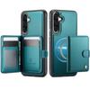 Brieftaschenhülle für Samsung Galaxy A56 A55 A54 A53 A52 A36 A35 A26 A25 A24 A17 A16, Premium 2-in-1 Abnehmbarer Magnetischer Kartenhalter