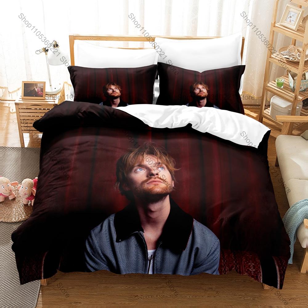 FINNEAS For Cryin Out Loud Album Cover FCOL Lotus HD Print Bedding Set Duvet Cover + 2 Pillowcases Polyester Indie Pop Teen Room