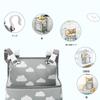 crib storage hanging diaper baby accessories storage large baby shower gift Multi-functional bag, bag, storage, case, foldable, capacity, [miniGray]