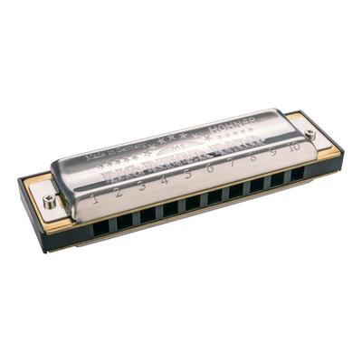 HOHNER Big River Harmonica Harp/B Silver/Black