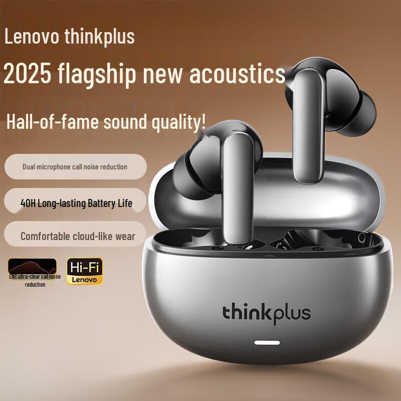Lenovo True Wireless Bluetooth Earbuds for Music & Gaming