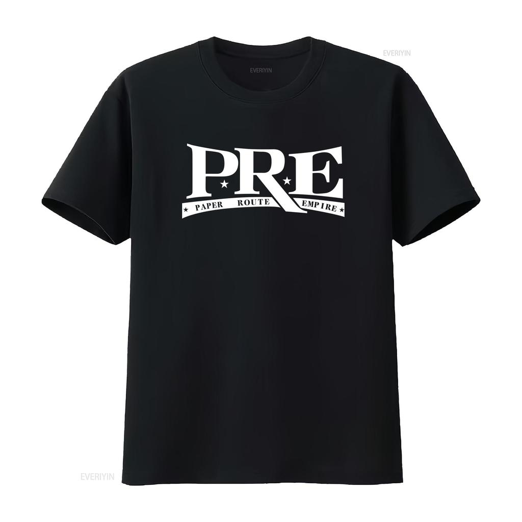 Nowa Limitowana Koszulka z Nadrukiem Logo Raper Hip Hop Muzyka Trasa Papierowa S 4XL vintage Prana Oddychająca Rozciągliwa Miękka moda