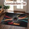 Custom Rug Penrith Panthers Pattern Print Name Text Soft Non‑Slip Floor Carpet for Home Indoor Decoration