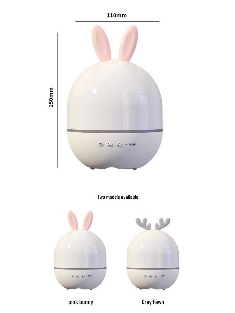 Rabbit Starry Sky Projector Light, Bluetooth Music Night Light, Ideal Birthday Gift