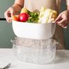 Kitchen Double-Layer Drain & Wash Basket Set