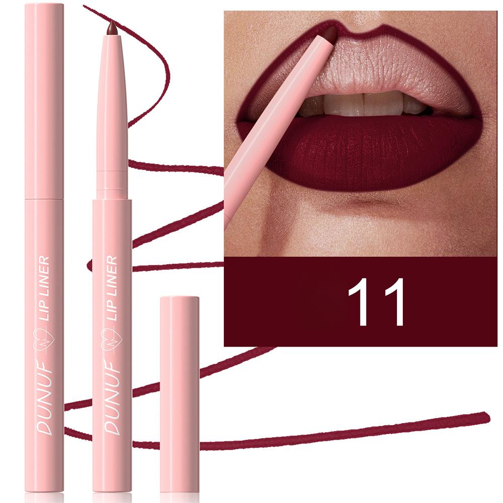 

Карандаш для губ 12 цветов – Стойкий и не размазывающийся карандаш для губ, гладкая и кремовая текстура, высокая пигментация для точного контура губ,