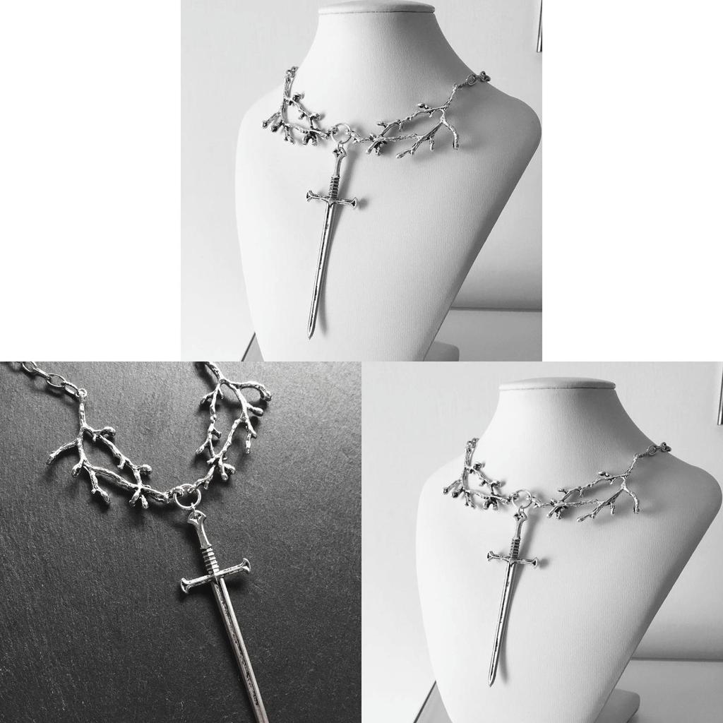 Geometric Cross Pendant Chain With Alloy Material For Fashion Women