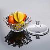 Light Luxury Crystal Glass Fruit Bowl & Storage Jar for Coffee Table