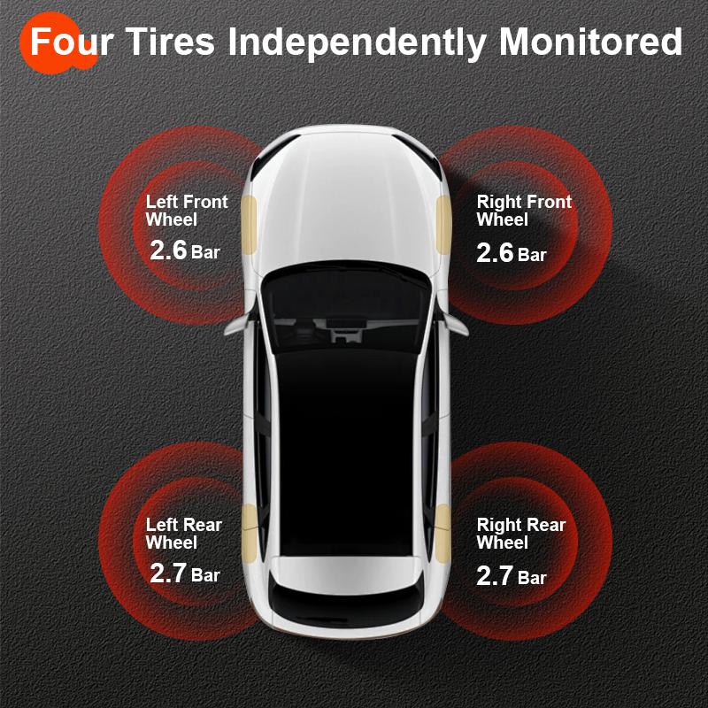For Lexus IS NX NX200t NX300h Series 2015-2020 Car TPMS Tire Pressure Monitoring System Display Security Alarm