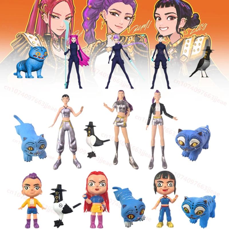 Anime Kpop Demon Hunters Figure Model Toy Cartoon Gaming Peripherals Desk Decoration Collection Figures Model Toy for Kid Gift