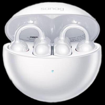 SANAG S6S Ultra Titanium Dynamic Clip-On AI Bluetooth Headphones
