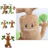 Cute And Soft Xiao Jing Ling Tree Monster Plush Toy Cartoon Style Green Color 30cm Height