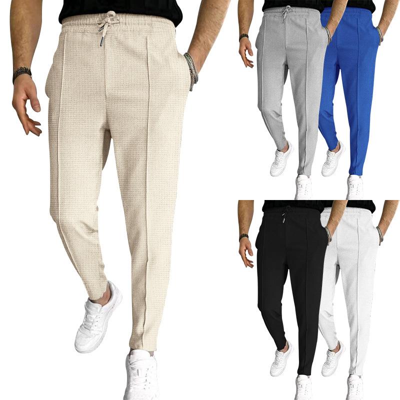 

Men s Cargo Style Drawstring Trousers XXXL світло-сірого кольору