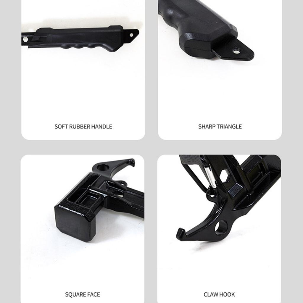 Outdoor Multifunctional Camping Hammer Tent Pegs Puller Stake Nail Remover Tent Hammer with Tent Peg Remover for Camping