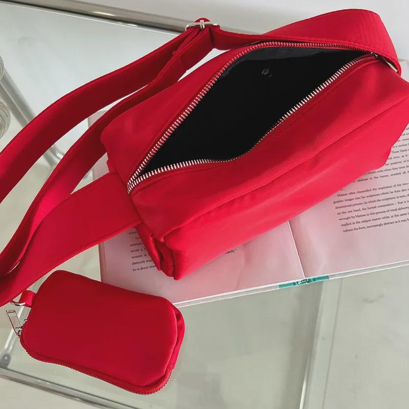 Rote lässige Umhängetasche - 2025 Sommer 3D Kleine quadratische Schultertasche für Damen