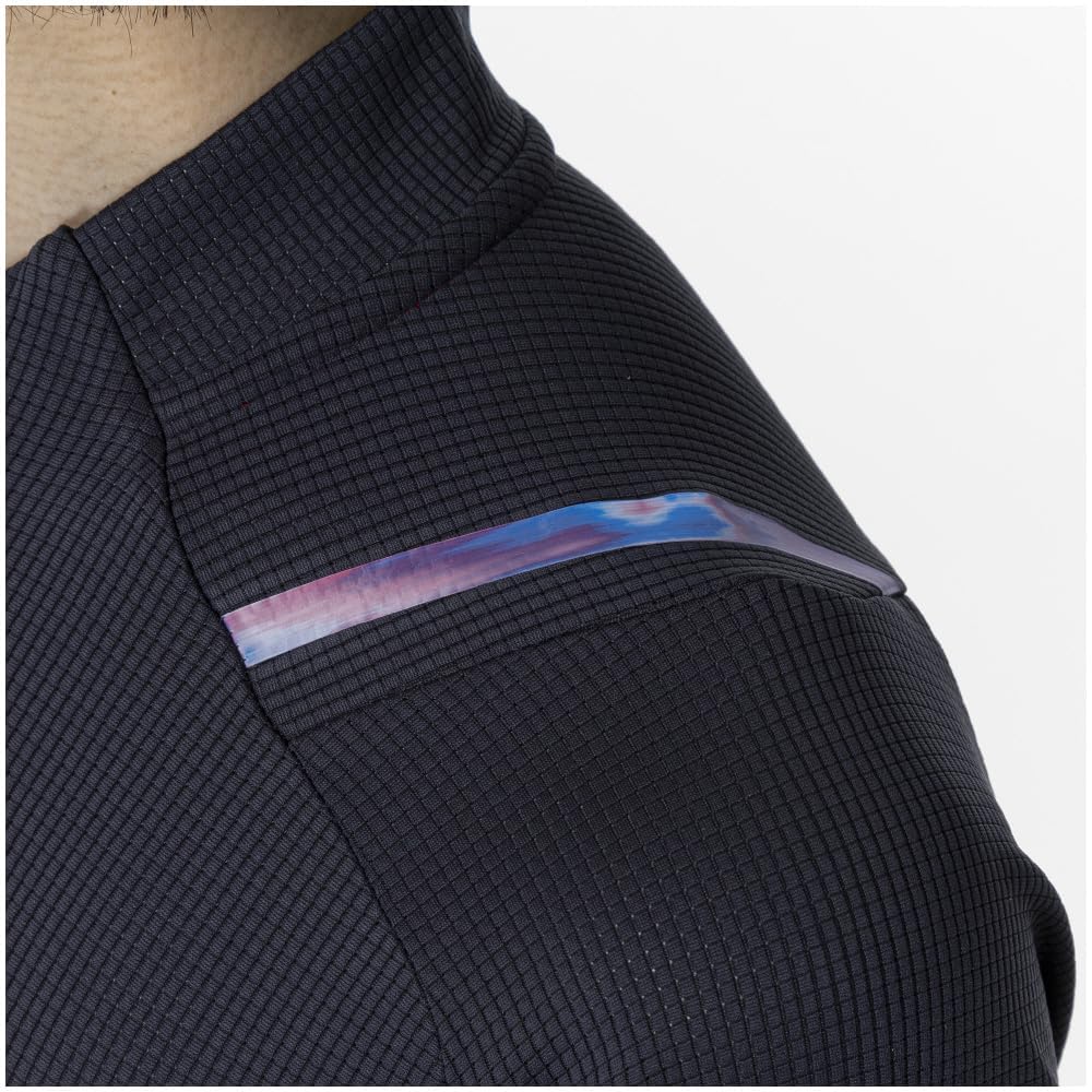 Training Wear Dry Aeroflow Half Zip Shirt Long Sleeve Highly Breathable 32MAA554 Deep Navy S [Mizuno] Men's