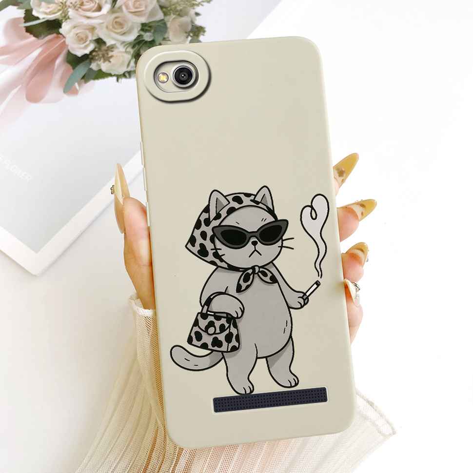 For Xiaomi Redmi 4A Case 5.0" Cute Cat Butterfly Cartoon Soft Silicone Cover For REDMI 4A Redmi 4A Protective Shell Bumper