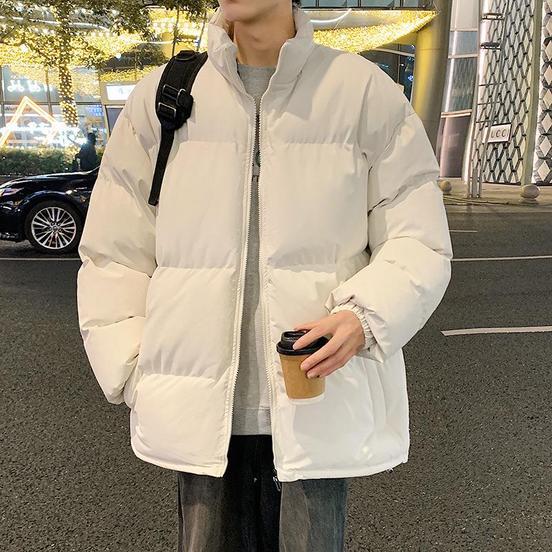 Gradual change of cotton-padded clothes Men's winter new trendy brand Jinjiang cotton-padded clothes Thickened and velvet cotton-padded