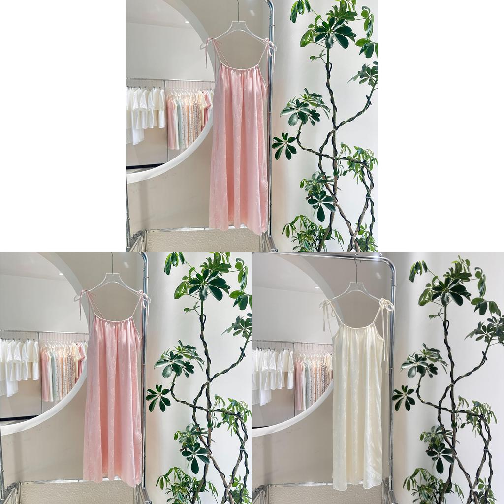 Ice Silk Camisole Sleep Dress For Women With Breathable Fabric Summer Lounge Wear