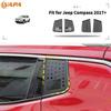 Car Rear Window Glass Trim Cover Metal Decoration Exterior for Jeep Compass 2017 2018      2024 2025