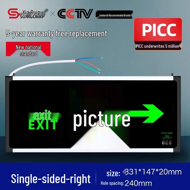 Multifunctional Super Bright Emergency Exit Light & Sign