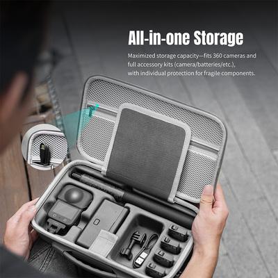 Storage Bag For DJI Osmo 360 PU Waterproof Protective Carrying Case Portable Handbag For DJI Osmo 360 Camera Accessories