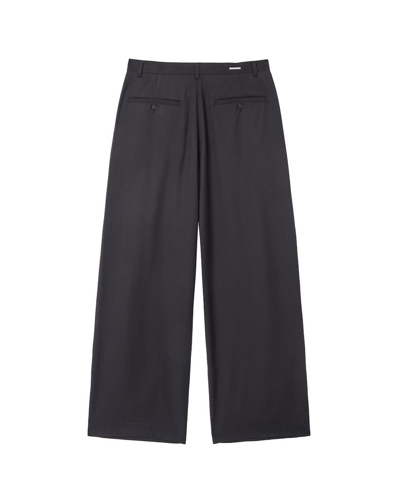 Misekiseoulmaen Two Tuck Wide Pants Black