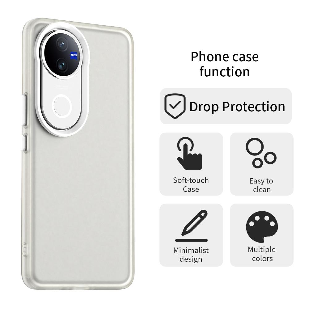 Frosted Case For Vivo V50 Cover Vivo V50 Fundas Coque Matte Translucent PC TPU Edge Back Phone Phone Bumper Vivo V50