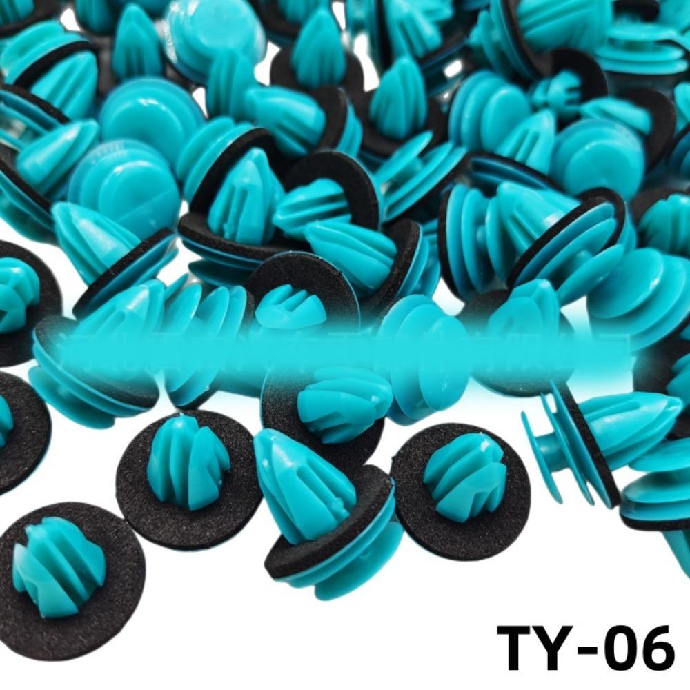 100Pcs Rivet Kit Nylon Retaining Clip Accessories Fastener Rivet Bumper Clip  Interior Car